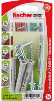 Universeelplug/Duim U x 8 x 50WHK - 4 Stuks