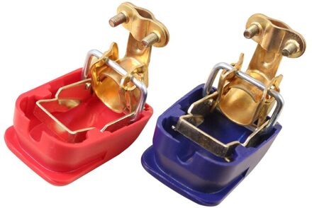 Universele 1 Paar 12V Quick Release Batterij Terminals Klemmen Voor Auto Caravan Boot Motorfiets Auto-Styling Auto Accessoires rood en blauw