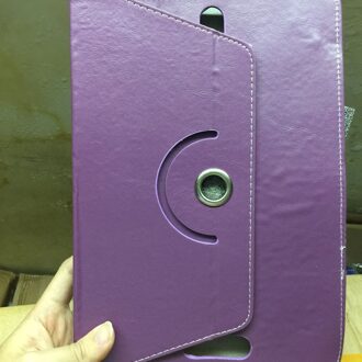 Universele 10 Inch Flat Case Crystal Patroon Universele Beschermhoes Tablet Universele Lederen Case paars