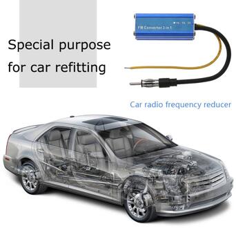 Universele 12V 3 In 1 Auto Frequentie Antenne Radio Fm Band Expander Auto Auto Stereo Antenne Fm Radio Band frequentie Converter