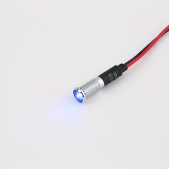 Universele 12V 8Mm Led Dash Pilot Panel Indicator Lampje Lamp Auto Boot Marine Truck Kleurrijke Licht