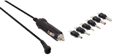 Universele 12V autoadapter met sigarettenaanstekerplug en 6...
