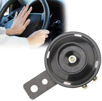 Universele 12V Hoorn 1.5A 105db Motor Elektrische Claxon Kit Waterdichte Ronde Luid Hoorn Luidsprekers Signaal Voor Auto Motorfiets