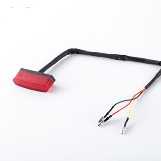 Universele 12V Motorfiets Accessoires Rem Achterlicht Retro Mini Led Indicator Lamp Rood