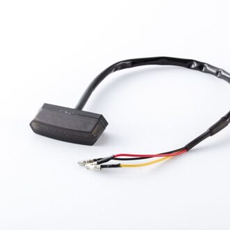 Universele 12V Motorfiets Accessoires Rem Achterlicht Retro Mini Led Indicator Lamp zwart