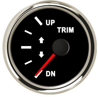 Universele 2 "52 Mm Boot Trim Gauge Buitenboordmotor Marine Trim Meter 12V 24V Met Rode Backlight BS