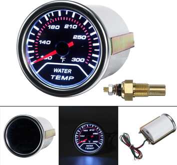 Universele 2 "52mm Auto Meters Boost Gauge Bar EXT Water Temp Olie Temp Gauge LED Light Display