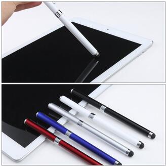 Universele 2 In 1 Stylus Pen Voor Smartphone Smart Android Pennen Voor Telefoon Tablet Touch Pen Tekening Capacitieve Scherm Caneta potlood blauw