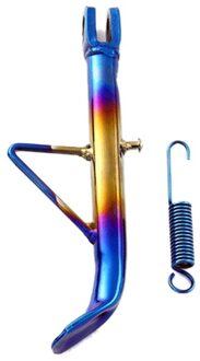 Universele 245Mm Voet Kickstand Side Stands Motorfiets Voor Yamaha Y15ZR blauw goud