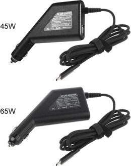 Universele 2in1 Laptop Type-C 45W 65W Pd Auto Fast Charger Qc 3.0 Usb Power Adapter Voor mobiel Tablet Notebook Mobiele Telefoon
