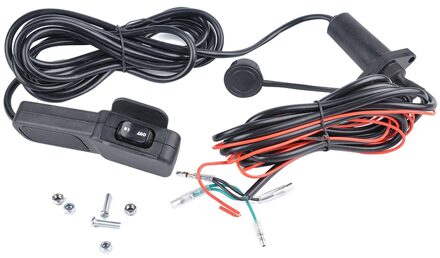 Universele 3 Meter 12-24V Atv Utv Lier Snoer Remote Switch Rocker Switch Stuur Controle Lijn