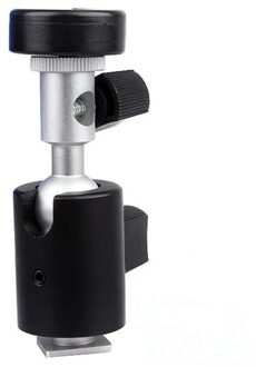 Universele 360 Graden Swivel 1/4 Camera Flitsschoen Adapter Paraplu Houder Light Stand Bracket Type C Fotografie Accessoire