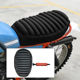 Universele 3D Airbag Kussen Motorfiets Scooter Elektrische Fiets Stoelhoezen Kussen Anti-Slip Waterdichte Kussenhoezen