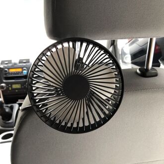 Universele 5 Inch Auto Back Seat Hoofdsteun Drie Snelheid 5V Usb Fan Met Switch Air Cooling Fan Voor Thuis reizen Auto Truck Hoofdsteun