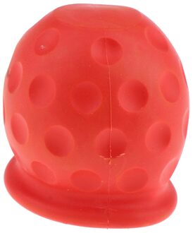 Universele 50 Mm Tow Bal Cover Caps Towing Trekhaak Voor Caravan Trailer Rode