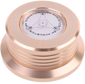 Universele 50Hz Lp Vinyl Record Disc Draaitafel Stabilizer Aluminium Gewicht Klem goud