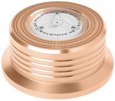 Universele 50Hz Lp Vinyl Record Disc Draaitafel Stabilizer Aluminium Gewicht Klem goud