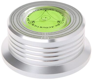 Universele 50Hz Lp Vinyl Record Disc Draaitafel Stabilizer Aluminium Gewicht Klem zilver