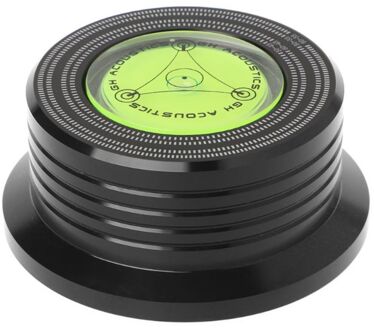 Universele 50Hz Lp Vinyl Record Disc Draaitafel Stabilizer Aluminium Gewicht Klem zwart