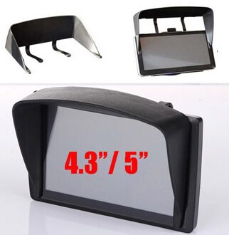 Universele 5Inch/4.3Inch Auto Gps Zonnescherm Visor Anti Glare 4.3 "5" Shield Cover Blind voor Garmin Nuvi Tomtom Sat Nav