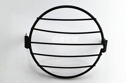 Universele 7 Inch Motorfiets Koplamp Mesh Grill Masker Koplamp Protector Guard Vierkante/Ruit Cover Ijsblauw