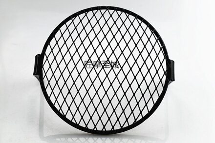 Universele 7 Inch Motorfiets Koplamp Mesh Grill Masker Koplamp Protector Guard Vierkante/Ruit Cover leger groen