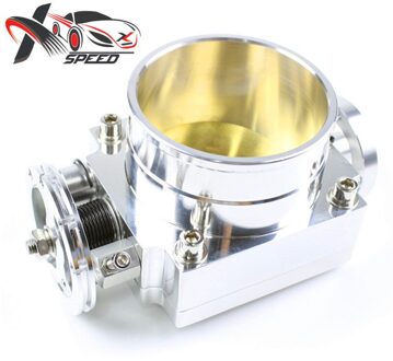 Universele 90Mm Gasklephuis VQ35 Aluminium High Performance Inlaatspruitstuk XX-TBVQ90MM wit