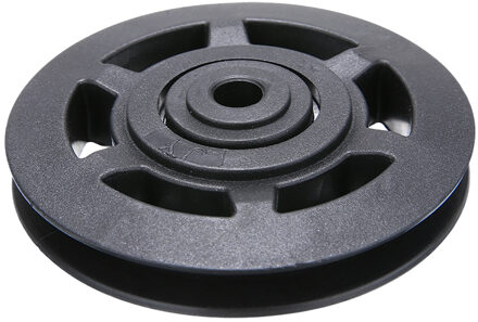 Universele 95mm Black Antihechtende Lager ABS Materiaal Katrol Wiel Kabel Gym Sport Apparatuur Deel