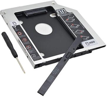 Universele Aluminium 9.5mm SATA III 2nd SSD HDD Harde Schijf Caddy Adapter Lade Behuizing Voor Laptop CD-ROM DVD-ROM