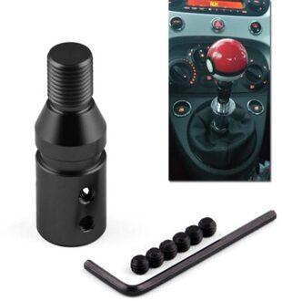 Universele Aluminium Automotive Gear Shifter Draad Converter Versnellingspook Adapter voor Niet Schroefdraad Shifters 12x1.25mm blauw