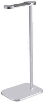Universele Aluminium Oortelefoon Hanger Hoofdtelefoon Stand Ondersteunen Bar Voor Gaming Headsets Bureau Display Headset Houder Zilver