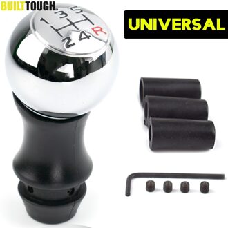 Universele Auto Accessoires Pookknop Hoofd 5 Versnellingen Shifter Lever Stick Rood Zwart Automatische Transmissie Professionele