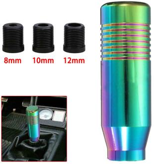Universele Auto Aluminium Handmatig Pookknop Stok Handleiding Transmissie Gearstick Hendel Shifter Knop Blauw
