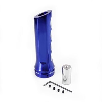 Universele Auto Aluminium Handrem Mouw Handvat Hand Protector Cover Blauw