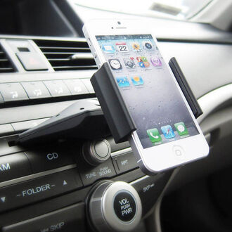 Universele Auto Auto Cd Slot Mount Cradle Holder Stand Voor Mobiele Smart-Mobiele Telefoon Auto Cd Speler