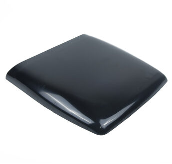 Universele Auto Bonnet Hood Scoop Air Vloeiende Intake Vent Cover Decoratieve Bug Shields Accessoires Styling Vervanging zwart