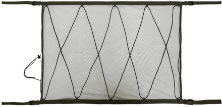 Universele Auto Dak Interieur Driver Opslag Netting Tas Met Rits Koord Kofferbak Opslag Auto Mesh Organizer leger groen n zwart