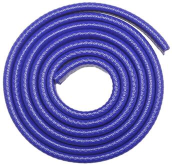 Universele Auto Deur Edge Anti Collision Strip Uitstekende Duurzaam Pvc Ingelegd Roestvrij Steelwith Stalen Schijf Scratch Protector donker blauw