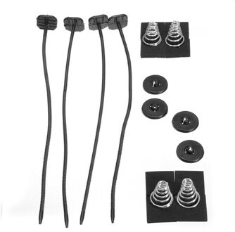 Universele Auto Elektrische Radiator Cooling Cooler Fan Mount Montage Kit Slanke Lijn