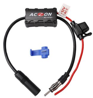 Universele Auto FM AM Radio Signaal Stereo Antenne Signaal FM Versterker pop stopper Voorruit Booster power condensator