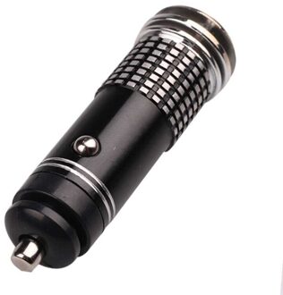 Universele Auto Fresh Mini Luchtreiniger 12V Ionic Purifier Oxygen Bar Ozon Ionisator Cleaner (Blauw) zwart