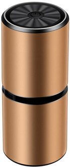 Universele Auto Luchtreiniger Draagbare Negatieve Ion Luchtreinigers Lucht Cleaner Luchtverfrisser Voor Auto Home Office goud