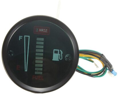 Universele Auto Motor 52Mm Fuel Meter Led Digitale Display 12V Digitale Brandstof Verhouding Niveau Gauge Voor Yamaha Kawasaki