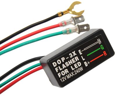 Universele Auto Motorfiets LED Halogeen Richtingaanwijzer Knipperautomaat Blinker 3 Pin 3-Pin Voor Auto Motor Veiligheid