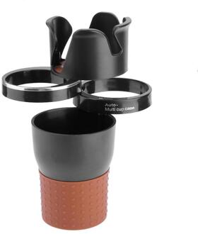 Universele Auto Multi Cup Case Smartphone Bekerhouder Auto Fles Houder Sunglarsses Bekerhouder Verstelbare Multifunctionele 3 Cups