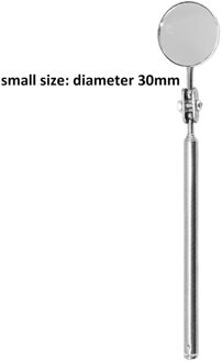 Universele Auto Onderhoud Inspectie Spiegel Vouwen Telescopische Reflector Lassen Chassis Inspectie Spiegel Auto Inspectie Tool 30mm