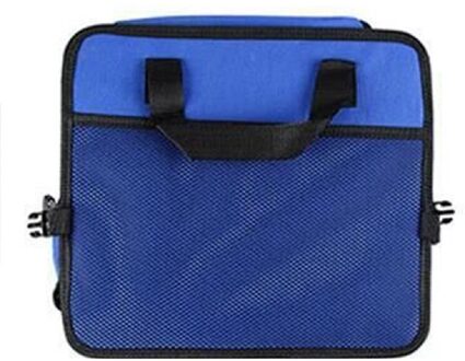 Universele Auto Organizer Trunk Inklapbare Speelgoed Voedsel Opslag Truck Cargo Container Zakken Box Zwarte Auto Opbergen Opruimen Blauw