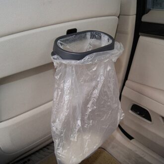 Universele Auto Prullenbak Frame Automoboiles Prullenbak Auto Garbege Afval Tas Houder Plastic Organizer Auto Styling Accessoires