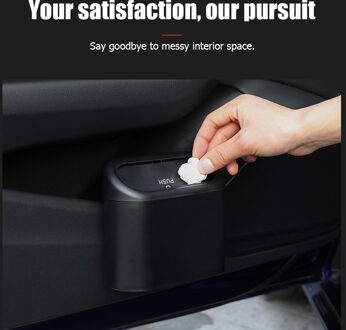 Universele Auto Prullenbak Vuilnisbak Flip Deksel Vuilnisbak Opbergen Opruimen Benodigdheden Voor Outdoor Persoonlijke Auto Onderdelen Decoratie