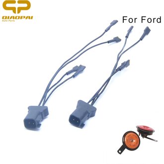 Universele Auto Slakken Hoorn Gewijd Hoorn Socket Conversie Plug Luidspreker Socket Speaker Accessoires Voor Ford Auto